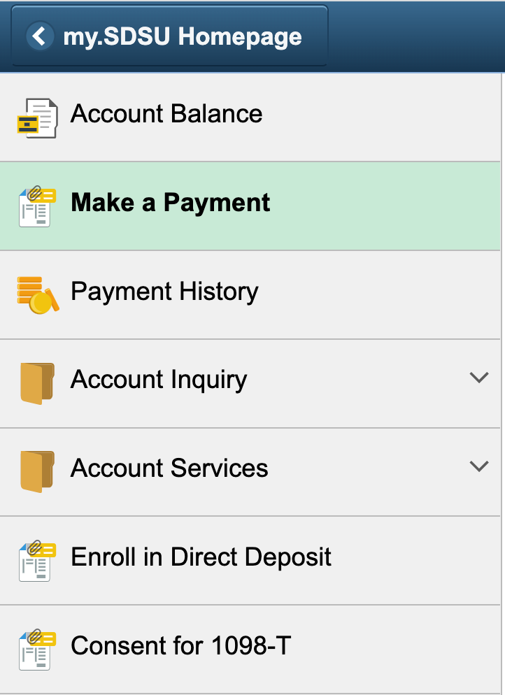 Make a Payment Directions