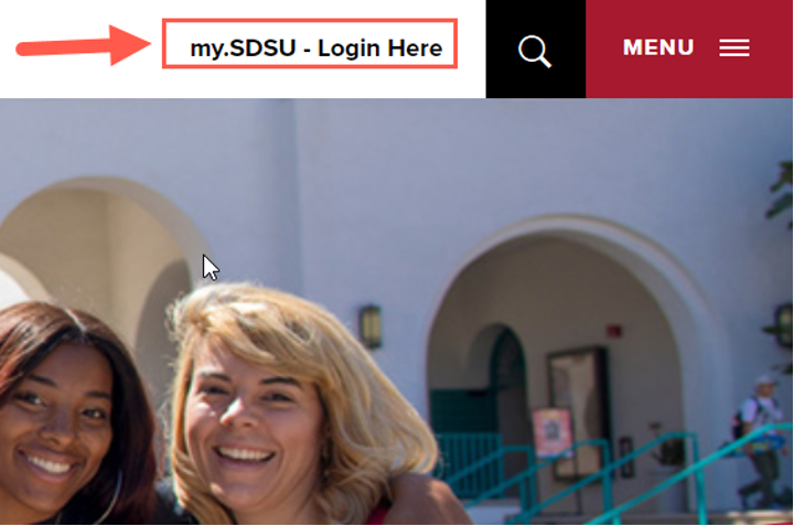 my.SDSU Login Link on my.SDSU.edu