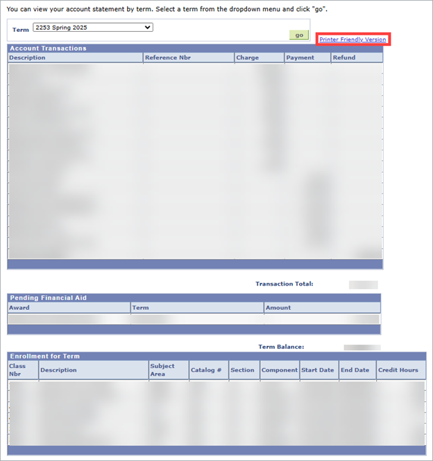 Financial Statement