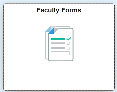 Faculty Forms Tile