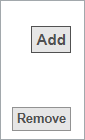 Add and Remove Buttons