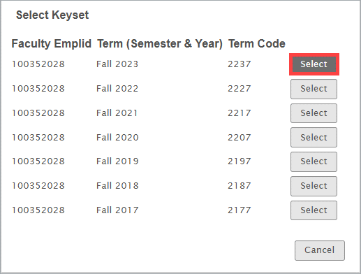 Select Term