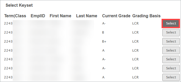 Select Student