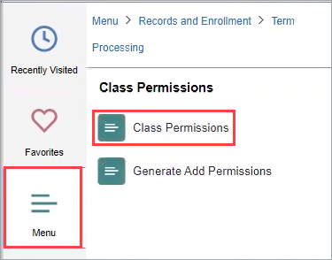 How Do I Set Up a Class with Student Specific Permissions?