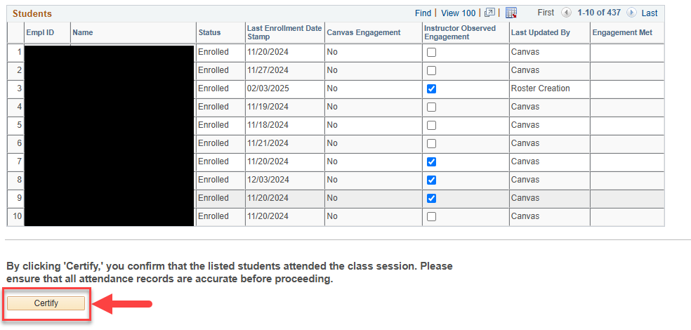 Certify Icon Student Engagement Roster