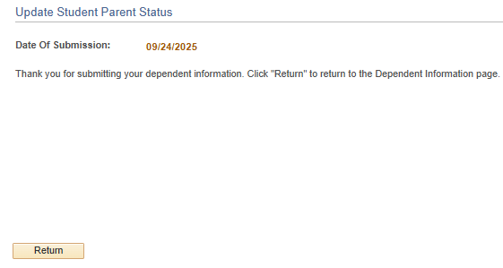 Confirmation Page