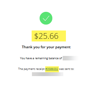Payment Confirmation