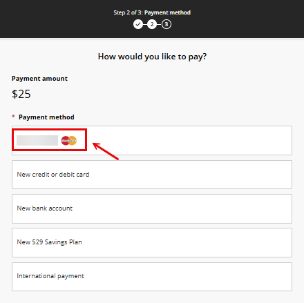 Select Payment Method