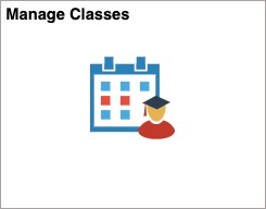 Manage Classes Tile