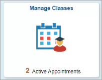 Manage Classes Tile